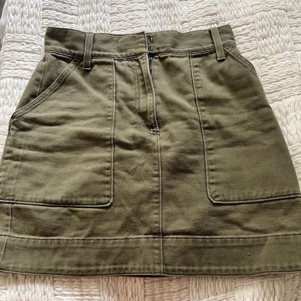 Banana Republic Khaki Mini Skirt